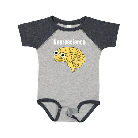 

Inktastic Neuroscience Brain White Text Gift Baby Boy or Baby Girl Bodysuit