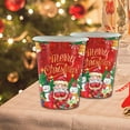 thumbnail image 4 of HEVIRGO 1 Set Tableware Props Disposable Increase Festive Atmosphere Christmas Style Cartoon Colorful Print Snowmen Odor-free Tablecloth Plate Tableware Decoration for Christmas Party, 4 of 10