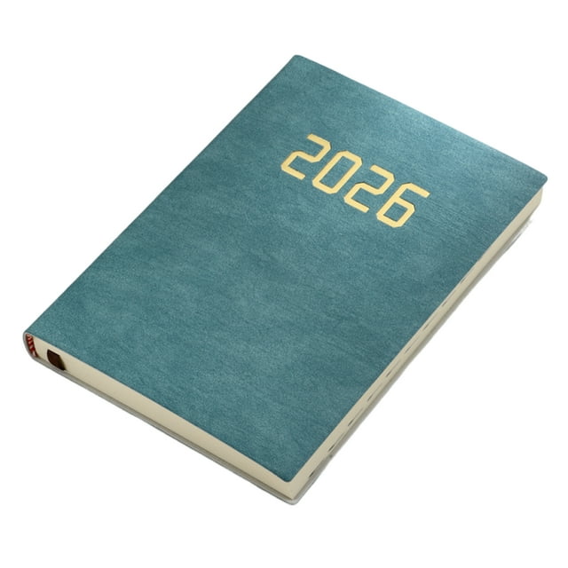 stanreset Calendrier du Semestre 2026 A5 360 Organisé Confortable le Anglais Bleu