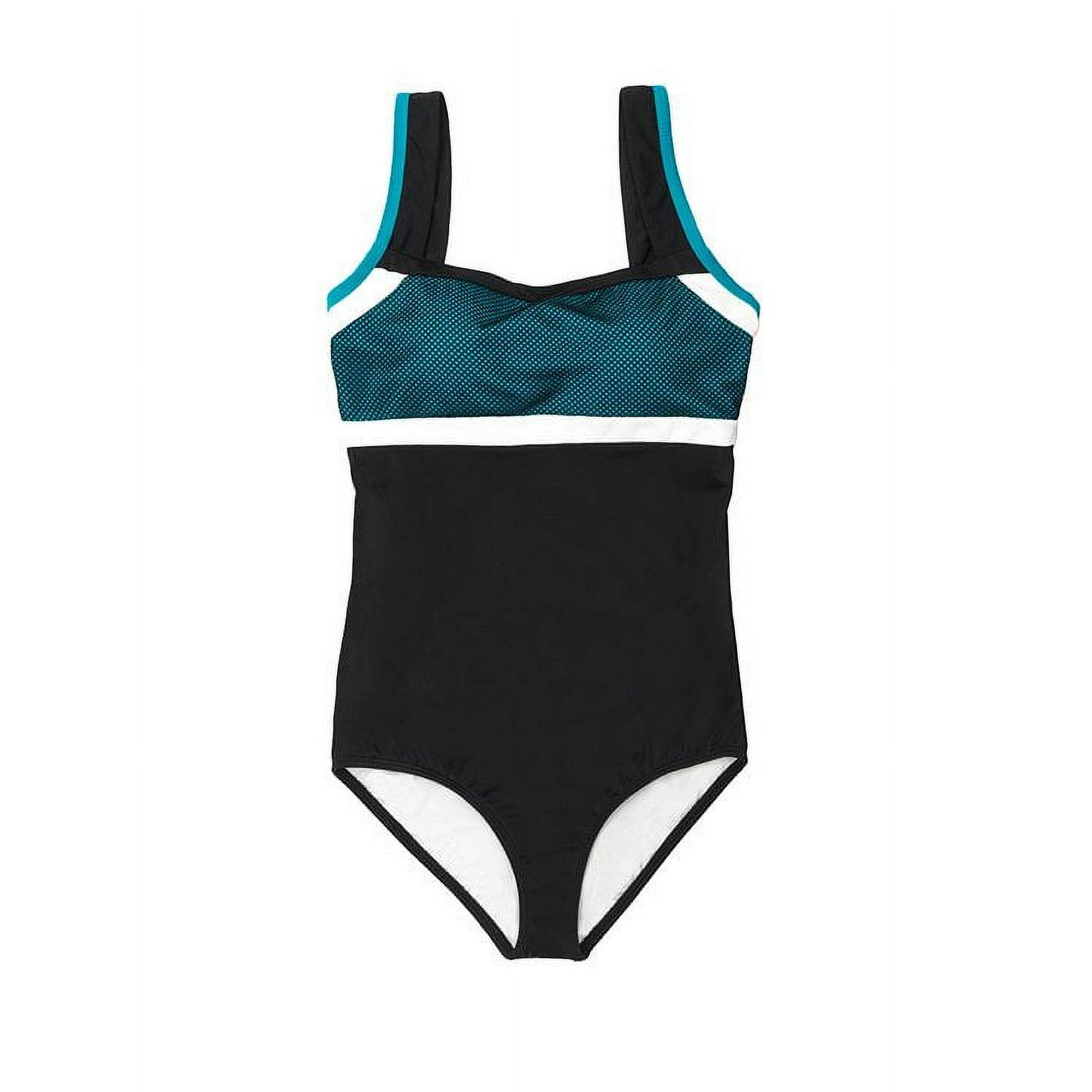 Traje De Baño Deportivo Copa Grande Turquesa Xl