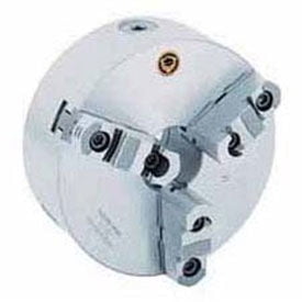 Bison 3-Jaw (2 Piece) Scroll Chuck Semi-Steel Body Plain Back 6""