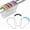 Colorful, variant on Shower Curtain Hooks, Decorative Rust Proof Stainless Steel Shower Curtain Hooks for Bathroom Shower Rods Set of 12, Polished Nickel
