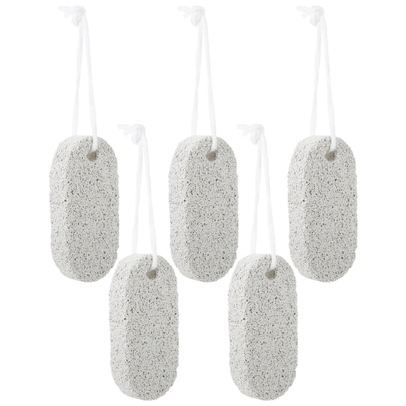 BESTOYARD 5Pcs Pet Chewing Toy Volcanic Rock Light Grey Hamster Rat Teeth Grinder for Dental Health Improvement