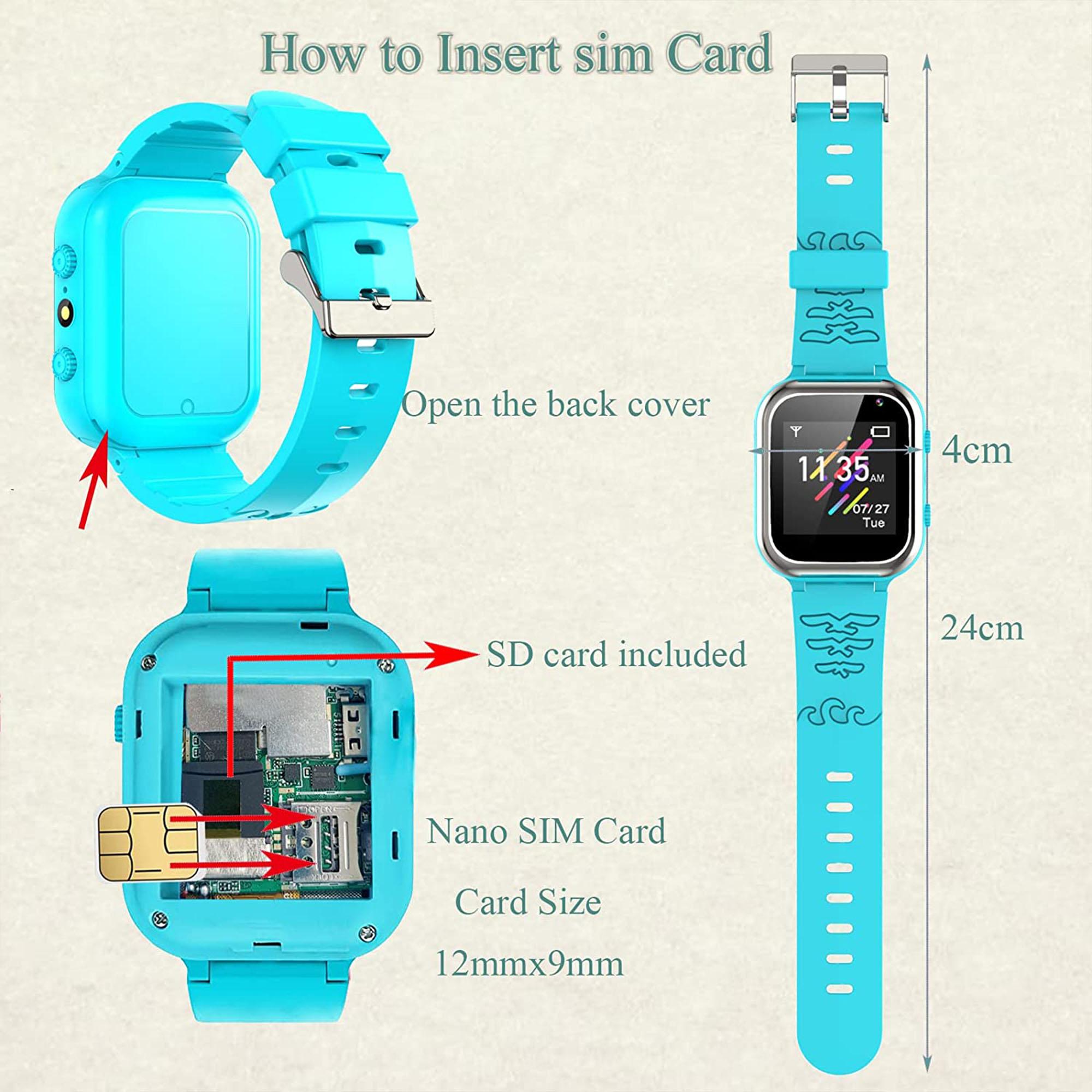 SZBXD Kids Smart Watch with SOS and Games photo 8