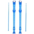 thumbnail image 1 of 2pcs Soprano Recorder 8 Holes Instrument Beginners Leaning Recorder Flute with Cleaning Rods, 1 of 8