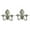 White, variant on 2 Pieces Vintage Wall Candle Holder Iron Art Candlestick Large Size for Bedroom Hallway Living Room