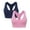 Blue/Pink, variant on 2 Pack Women's Racerback Sports Bra - Seamless, Bright White/Jet Black, Flexible Movement, Sujetador Deportivo
