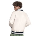 thumbnail image 2 of Men's Starter White New York Yankees The Captain Cooperstown Logo Full-Zip Varsity Jacket, 2 of 3