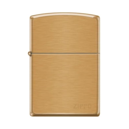 Zippo Lighter - Pipe Lighter With Logo Brushed Brass