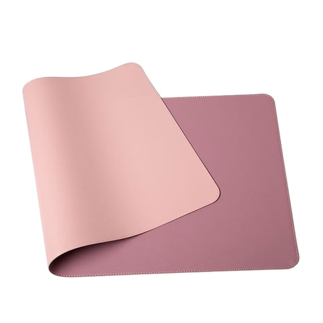 Methold Alfombrilla de ratón para juegos, varios colores disponibles para un escritorio de alfombrilla de ratón para juegos de aspecto Juegos de teclado y mouse para computadora Púrpura + Rosa 40*80cm