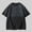 Black, variant on Men's Workout Shirts, Athletic Performance T-Shirt, Breathable Gym Tee with Gradient Print for Activewear and Casual Wear