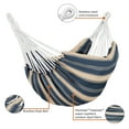 thumbnail image 3 of Classic Accessories Montlake FadeSafe Brazilian Hammock, Heather Indigo Blue Stripe, 3 of 12