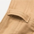 thumbnail image 6 of Pxiakgy cargo pants for men Men's Fashion Loose Large Cotton Shorts Men's Multi Pocket Casual Street Capris cargo pants men mens cargo shorts Khaki + 40, 6 of 8