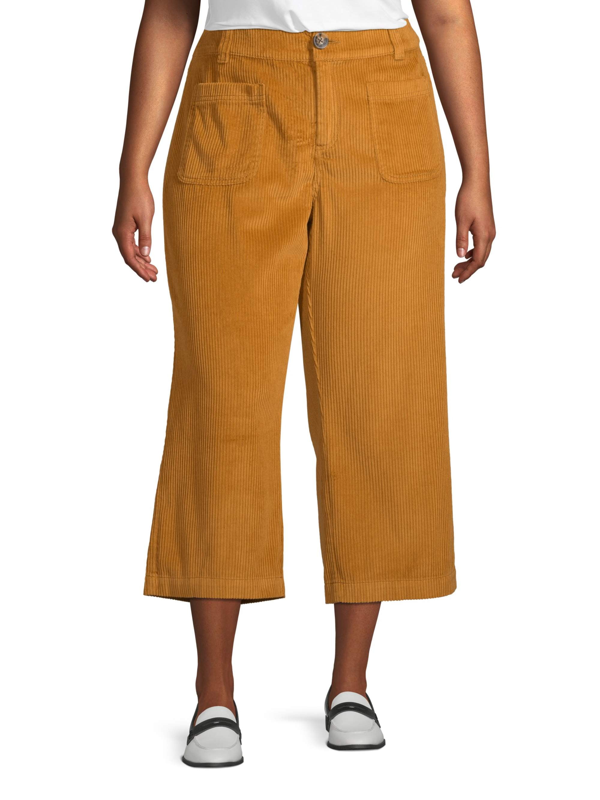 Size Wide Leg Crop Cord 