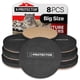 thumbnail image 1 of Deslizadores De Fieltro Para Muebles Pisos De Madera Dura X-Protector - 8 Piezas Deslizadores De Muebles De 4 3/4 Pulgadas - Deslizadores De Fieltro Resistentes Para Superficies Duras - ¡Mueva Sus Mue, 1 of 5