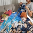 thumbnail image 3 of Haikyuu!! anti-pilling, suave, ligera, esponjosa y acogedora de lujo para hogar y cocina – Perfecta para niños y adultos,150X120cm, 3 of 6