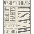 thumbnail image 3 of SD Graphics Studio 12x14 Black Modern Framed Museum Art Print Titled - Bath Reminders in Gray III, 3 of 5