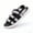 Gray-White, variant on CHICVOMEY Sandals For Women Men Adjustable Hook and Loop Outdoor Sandals Non Slip Thick Sole Lightweight Breathable Open Toe Beach Sports Casual Summer Sandals