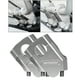 thumbnail image 3 of Adaptador de soporte de montaje de barra elevadora de manillar de aluminio universal para motocicleta Macarena acabado Plateado 22mm, 3 of 6
