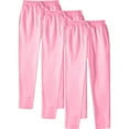 thumbnail image 4 of TOWED22 Mens Active Fleece Athletic Sweatpant Basic Running Drawstring Workout Sweat Pants(Pink,3XL), 4 of 4