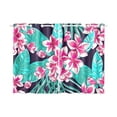 thumbnail image 2 of CADecor Tropical Floral Print Window Treatment Panel Curtains Window Curtain Kitchen Curtain,Two Piece 26x39 Inches, 2 of 4