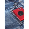 thumbnail image 2 of POGLIP Jeans Patchwork Cœur Bleu Ciel pour Femmes pour la Saint-Valentin, 2 of 6