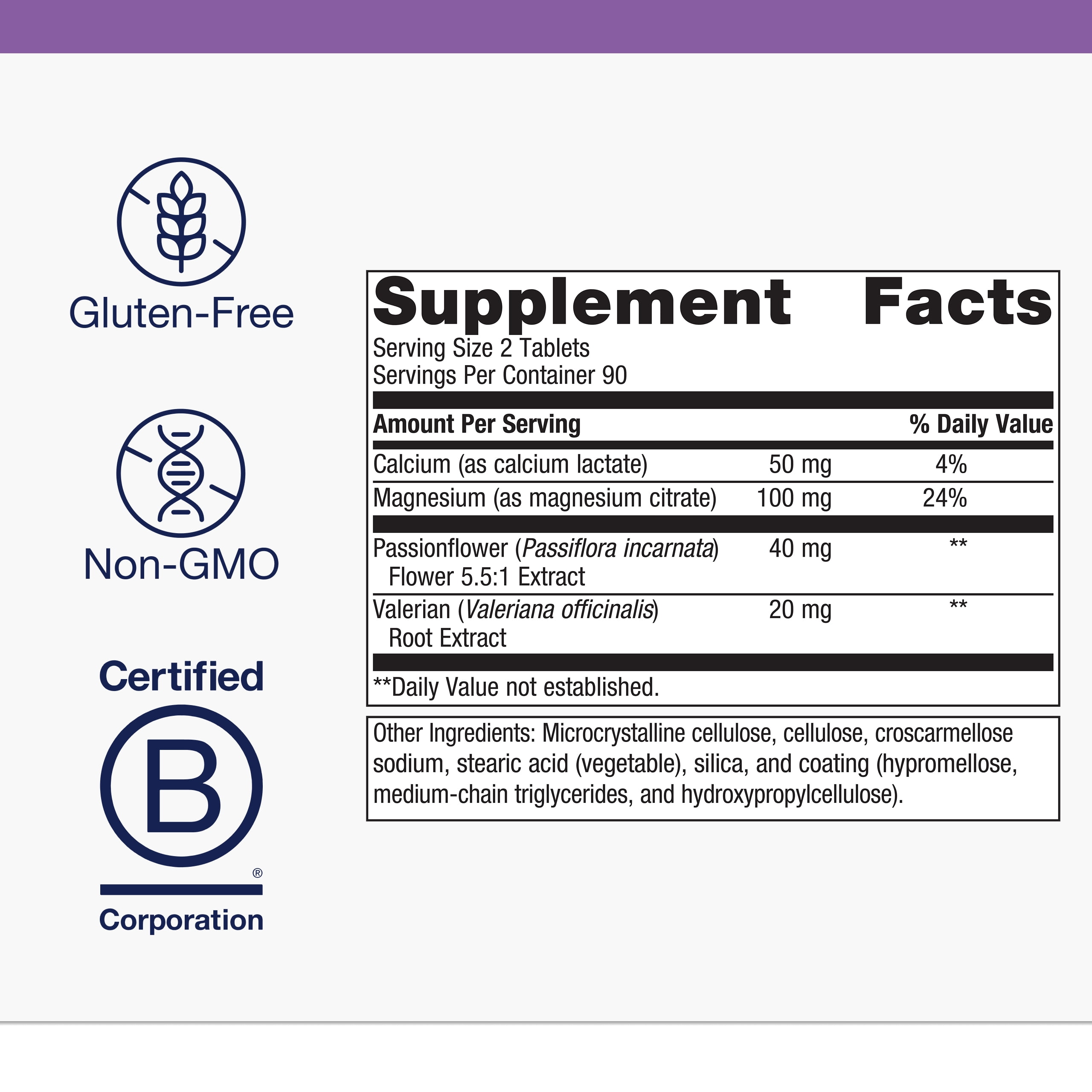 Metagenics MyoCalm - Muscle Support* - Calcium & Magnesium Supplement - with Passionflower Herb & Valerian Root - Mineral Supplements - Non-GMO, Gluten-Free & Vegetarian - 180 Tablets