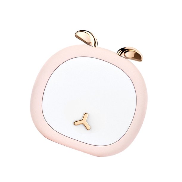 Monstrate Lámpara de recargable por USB táctil continua, luz de ciervo, conejo, guardería, bonita luz nocturna para mascotas, decoración Iluminación y accesorios Rosado Conejo