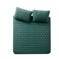 thumbnail image 1 of VCNY Home Kaleidoscope Geometric Green 3 Piece Bed Quilt & Sham Set, Full/Queen, 1 of 6