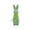 Green, variant on Easter Bunny Decorations, Shiny Flocked Foam Bunny Figurines Easter Glitter Flocked Bunny Table Decor Spring Rabbit Figurines with Bow Tie for Home Office Indoor Party