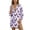 Purple Butterfly, variant on Xoenoiee Boho Mandala Mushroom Print Womens Modern Swimsuit Cover Up Button Down Shirt Dresses Tops V Neck Loose Bathing Suit Casual Blouse Resort Wear, Size S