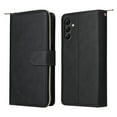 thumbnail image 2 of Dteck Wallet Case for Galaxy A54 5G,Samsung A54 5G Case,Zipper Wallet Pocket PU Leather Handbag Card Holder Slots Wrist Strap Flip Protective Phone Cover,black, 2 of 6