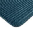 Mainstays Performance Quick Dry Memory Foam Bath Mat, Cool Water, 17" x