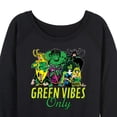 thumbnail image 3 of Marvel - St. Patrick's Day Incredibly Lucky - Women's French Terry Pullover Sweatshirt, 3 of 5