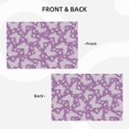 thumbnail image 4 of Placemats Set of 4, Purple Butterflies Floral Place mats for Dining Table Indoor/Outdoor, Cute Heat Resistant Washable Table Mats(18" x 12"), 4 of 8