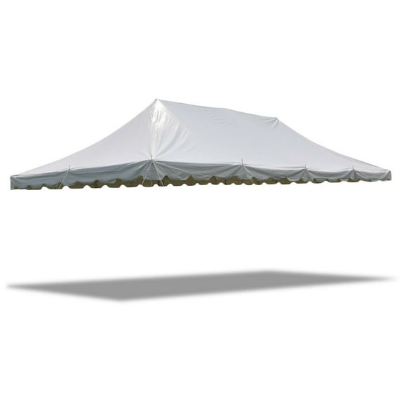 Party Tents Direct Replacement Weekender Canopy Pole Tent Top ONLY, 20x40 White