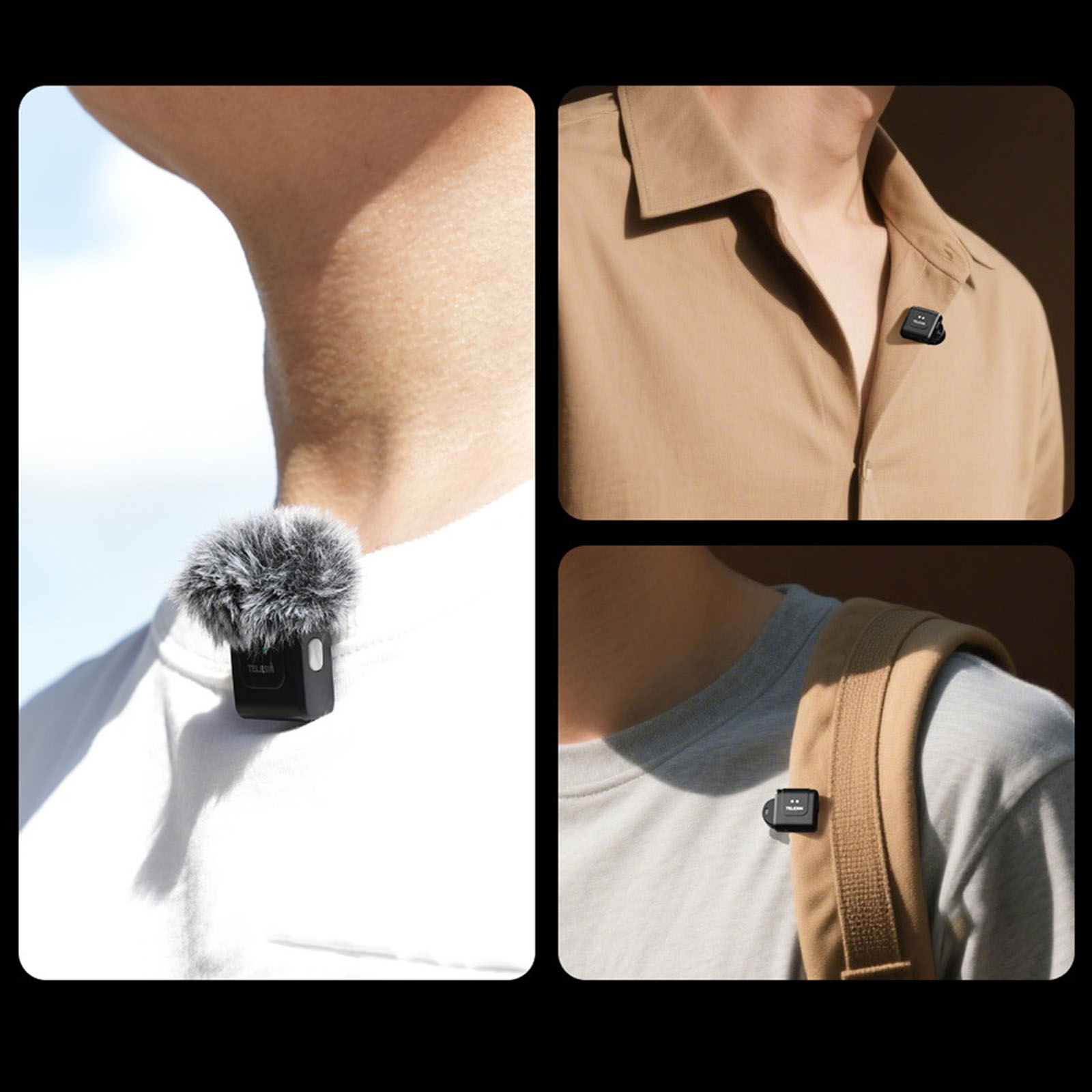 Noise Cancelling Clip Microphones With Long Lifes For Streaming And Video Recording
