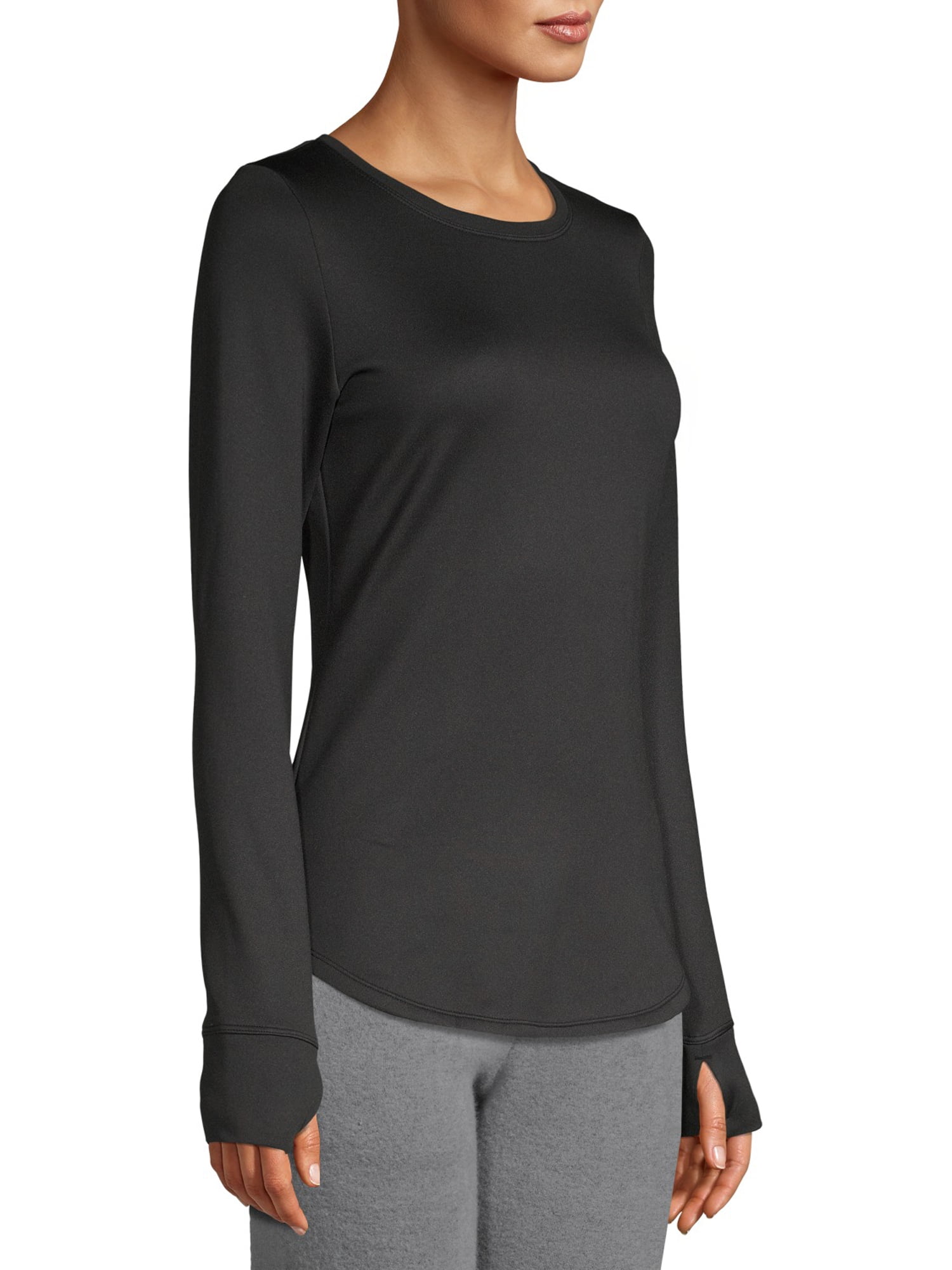 ClimateRight by Cuddl Duds Women's Thermal Guard Base layer Crew Neck Top, Sizes XS to 4X