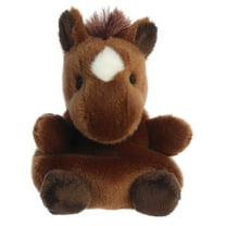 Aurora - Mini Brown Palm Pals - 6" Truffle Brown Horse - Adorable Stuffed Animal