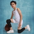 thumbnail image 5 of Rodilleras con soporte elástico para deportistas, protección de rodilla transpirable para hombres, mujeres y niños, rodillera para voleibol, fútbol, ​​danza, yoga, tenis, correr, ciclismo, e, 5 of 5