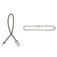 thumbnail image 2 of 2 Pcs Retro Antique Vintage Pocket Watch Chain, Silver & Bronze, 2 of 10