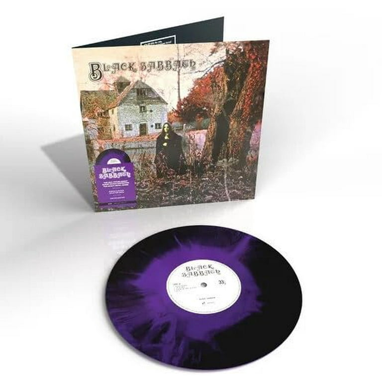 Black Sabbath - Black Sabbath - Purple & Black Splatter Colored