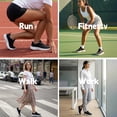 thumbnail image 5 of CZV Women's Breathable Mesh Walking Shoes, Lightweight Casual Sneakers, Comfortable Running Shoes for Gym, Work, Daily Wear and Travel.White&black&pink, 5 of 8