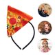 thumbnail image 2 of BRIGHTFUFU 2 piezas Diadema de pizza divertido sombrero loco Halloween Cosplay accesorios de disfraces de Navidad para adultos niños accesorios de decoración de fiesta temática italiana, 2 of 8