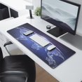 thumbnail image 2 of Pro-Level Gaming Mouse Pad: X-Large, Extended Length with Soft Silk Fluid Fabric & Non-Slip Rubber Base - Designed for Company Office & Gamers (31.5x11.8 Inch), 2 of 7