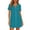 Green, variant on yillto Women Nightshirts Buttons down Nightgown Short Sleeve V Neck Sleepwear Pajamas Dress with Pockets