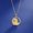 Gold, variant on Gold Plated Lovely Lazy Ghost Pendant Necklace Stainless Steel Jewelry