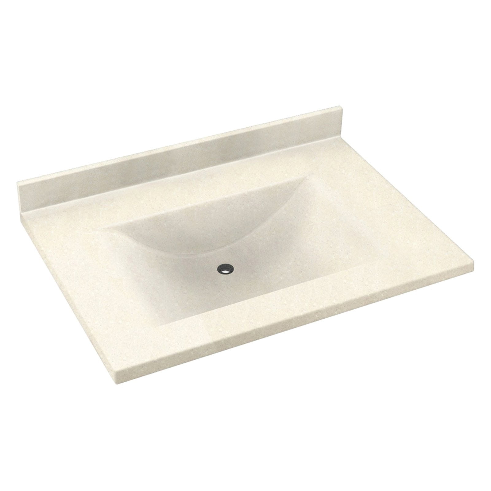 Swanstone 37W x 22D in. Contour Solid Surface Vanity Top
