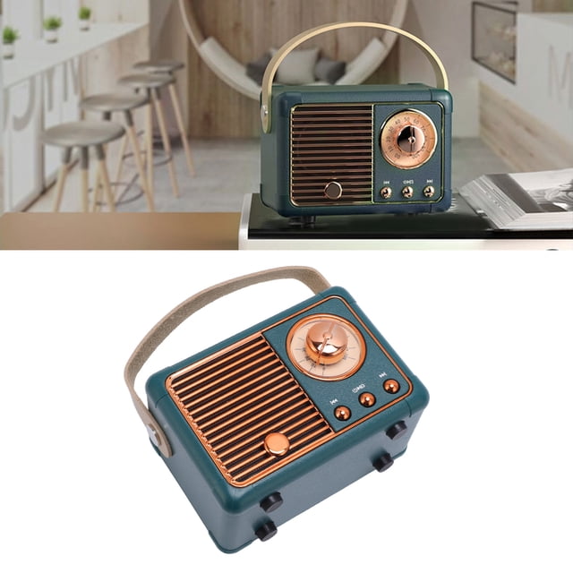 Small Wireless Speaker, Portable BT Speaker Versatile Usage Elegant Appearance for Home Gathering Party Green