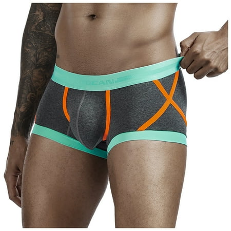 

Panties Clearance Men S Trendy Home Pants Color Matching Pajamas Casual Printing Leggings Panties Dark Gray Xl